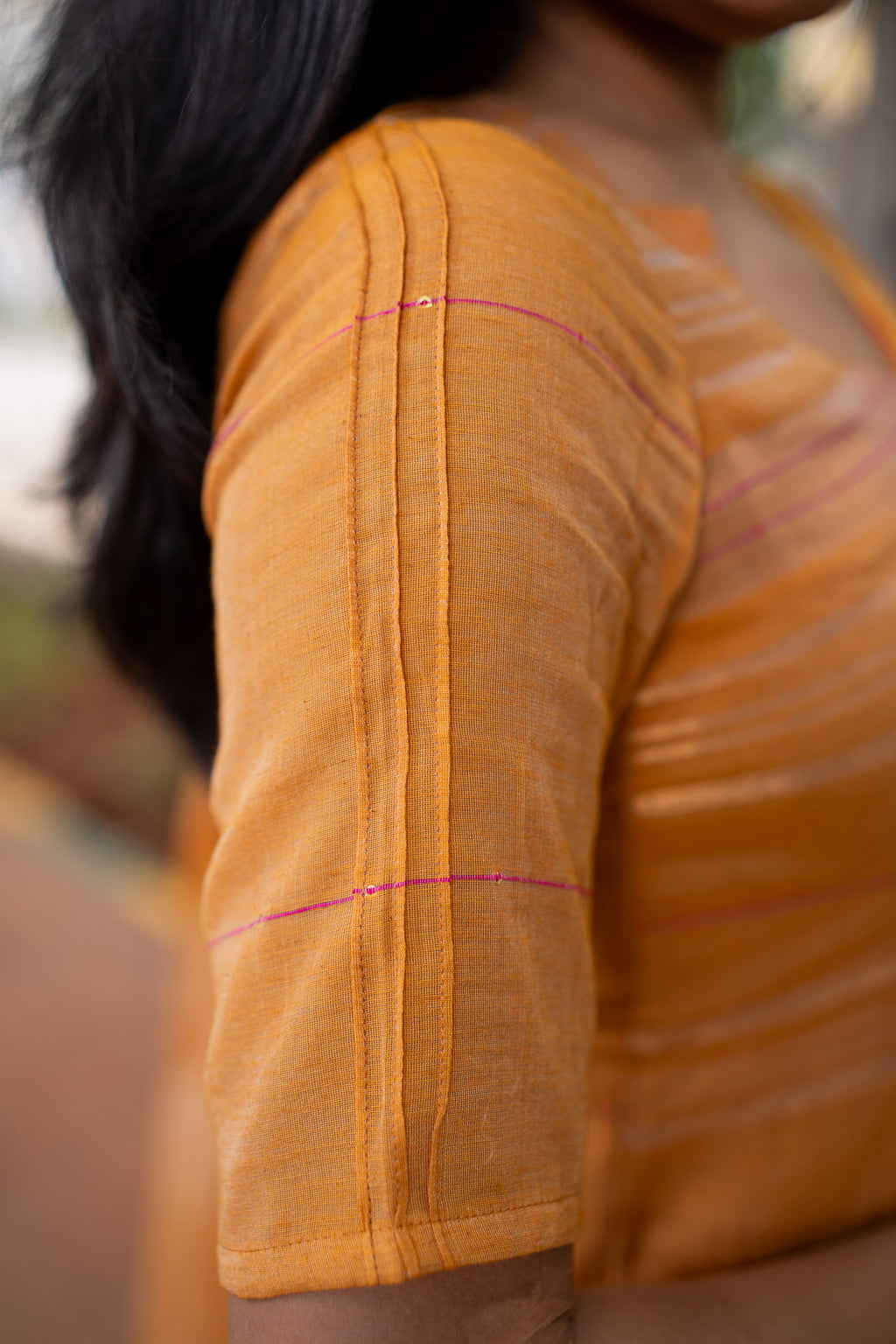 Mustard Mul Cotton Kurti
