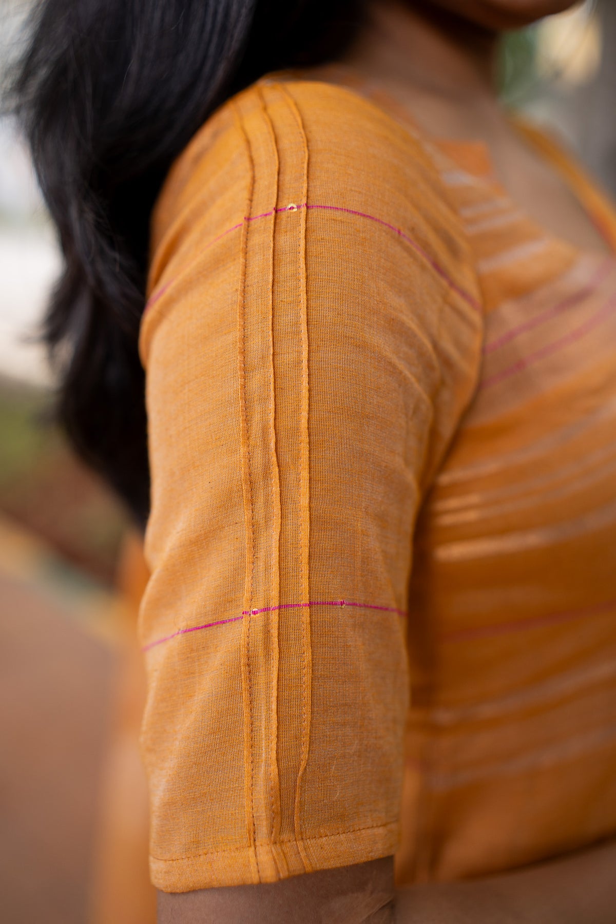 Mustard Mul Cotton Kurti